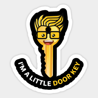 I'm A Little Door Key Sticker